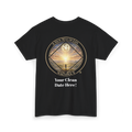 A black t-shirt with the Northern Arizona Convention of Narcotics Anonymous (NACONA) 5 logo on the back and 'A New Way of Life' with customers personal clean date on the back 